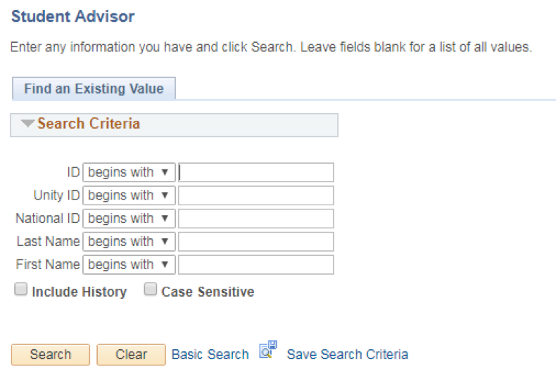 Advisor assignment mypack portal user guide nc state university